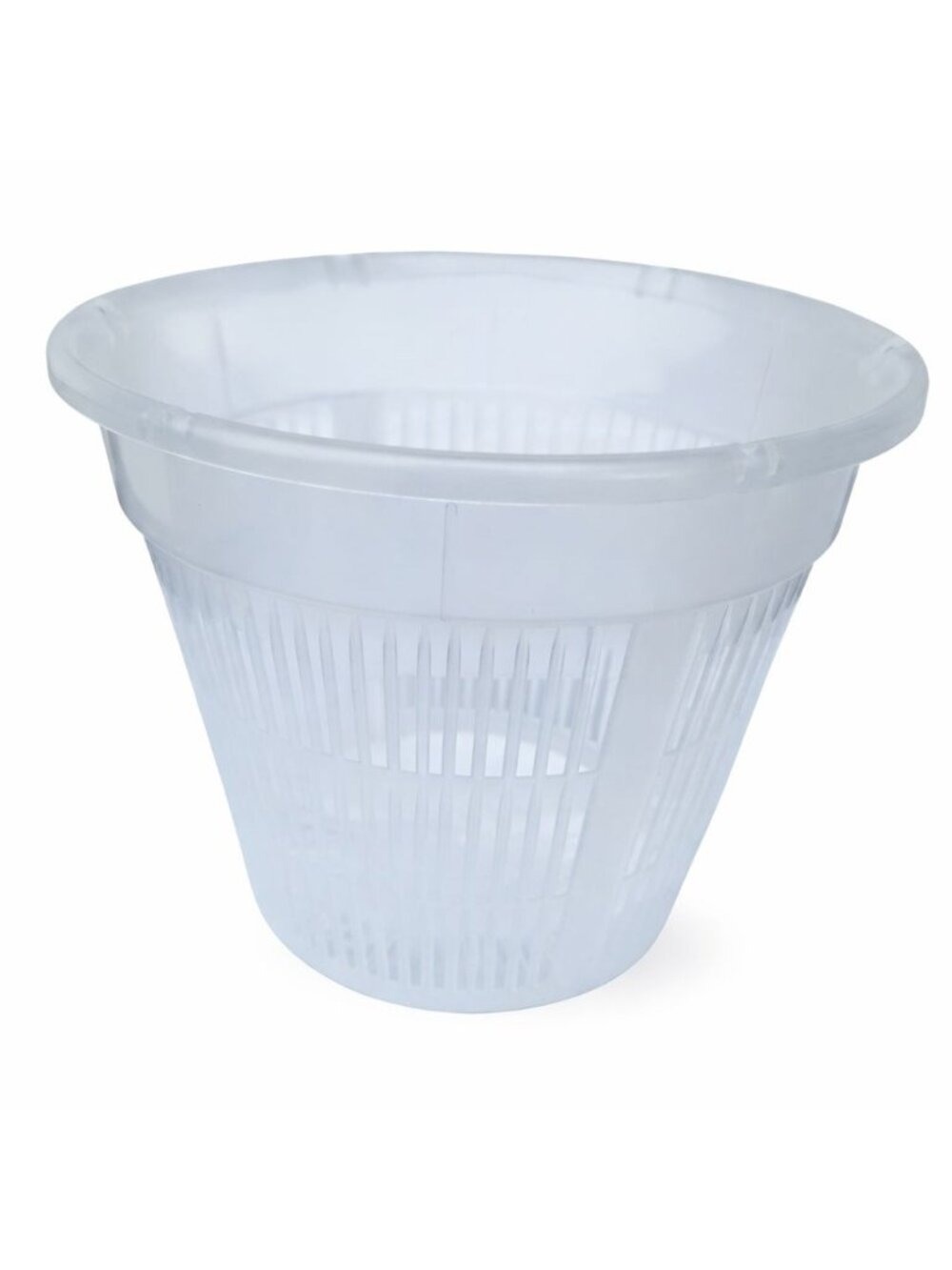 Clear Orchid Pot 7 Inch Slotted Plastic Planter Ventilated Drainage Pot Hydropon
